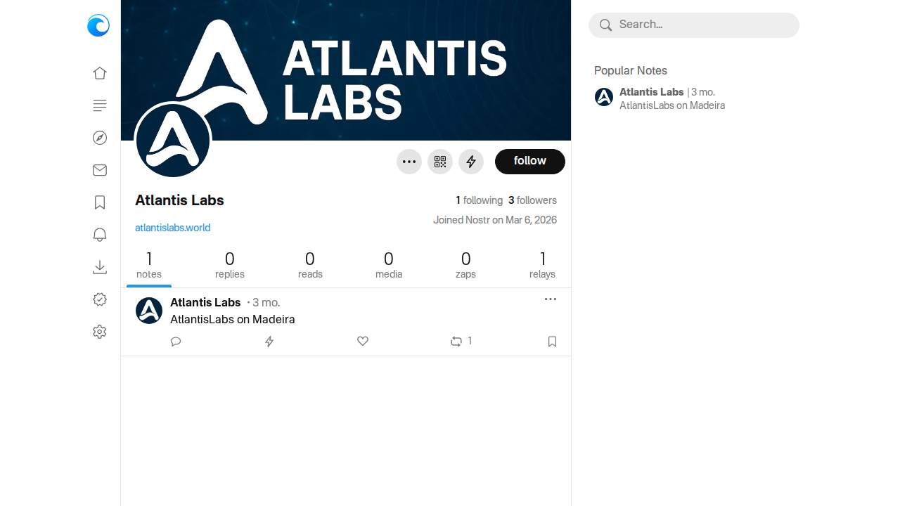 Screenshot atlantis-labs.world
