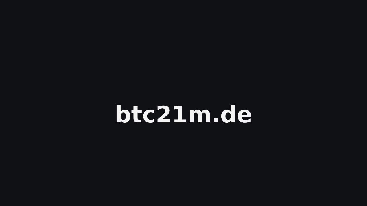Screenshot btc21m.de