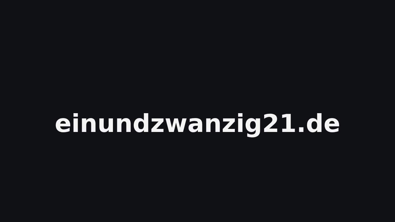 Screenshot einundzwanzig21.de