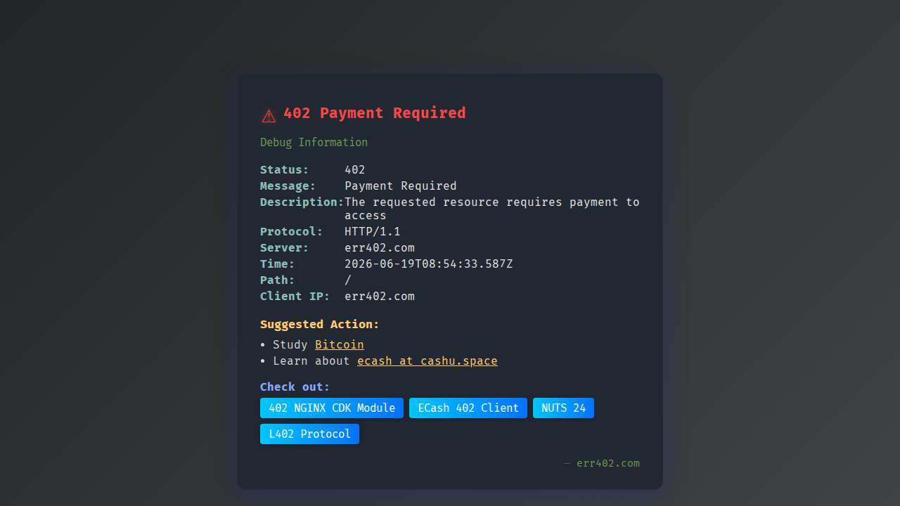 Screenshot err402.com