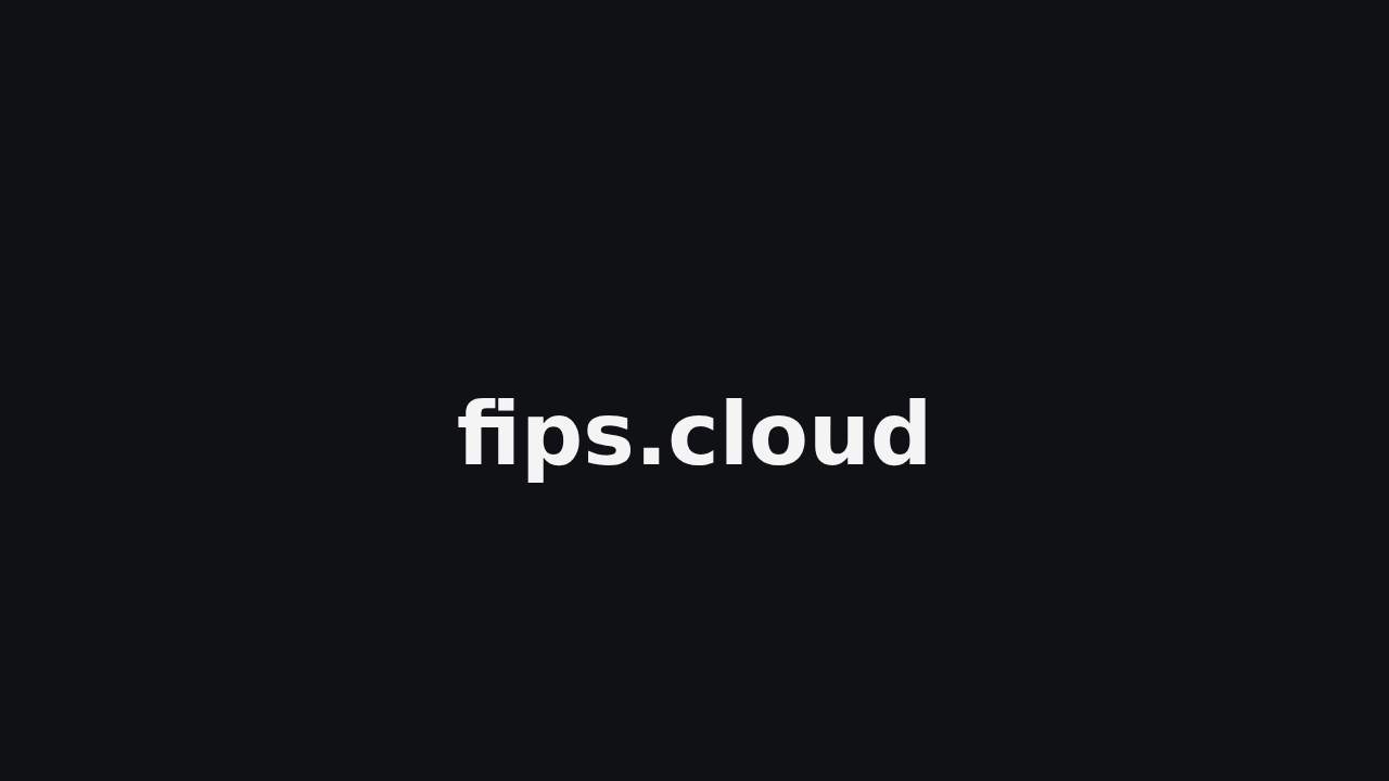 Screenshot fips.cloud