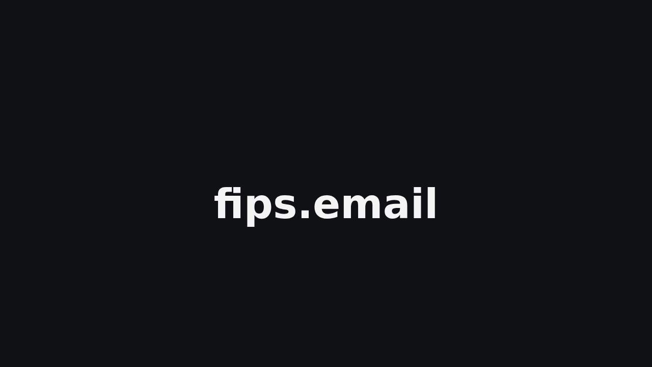 Screenshot fips.email
