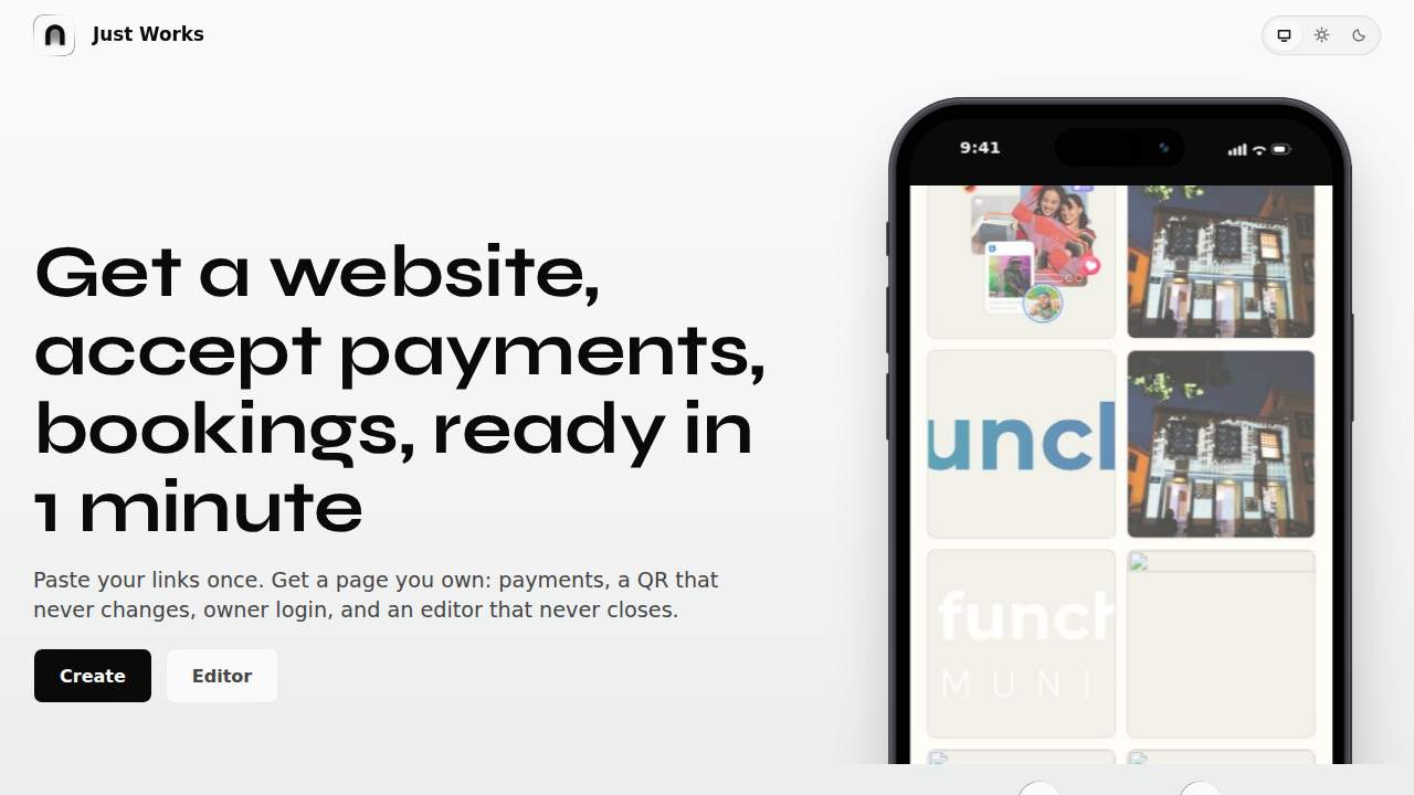 Screenshot justworks.cash