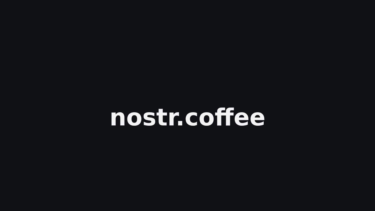 Screenshot nostr.coffee