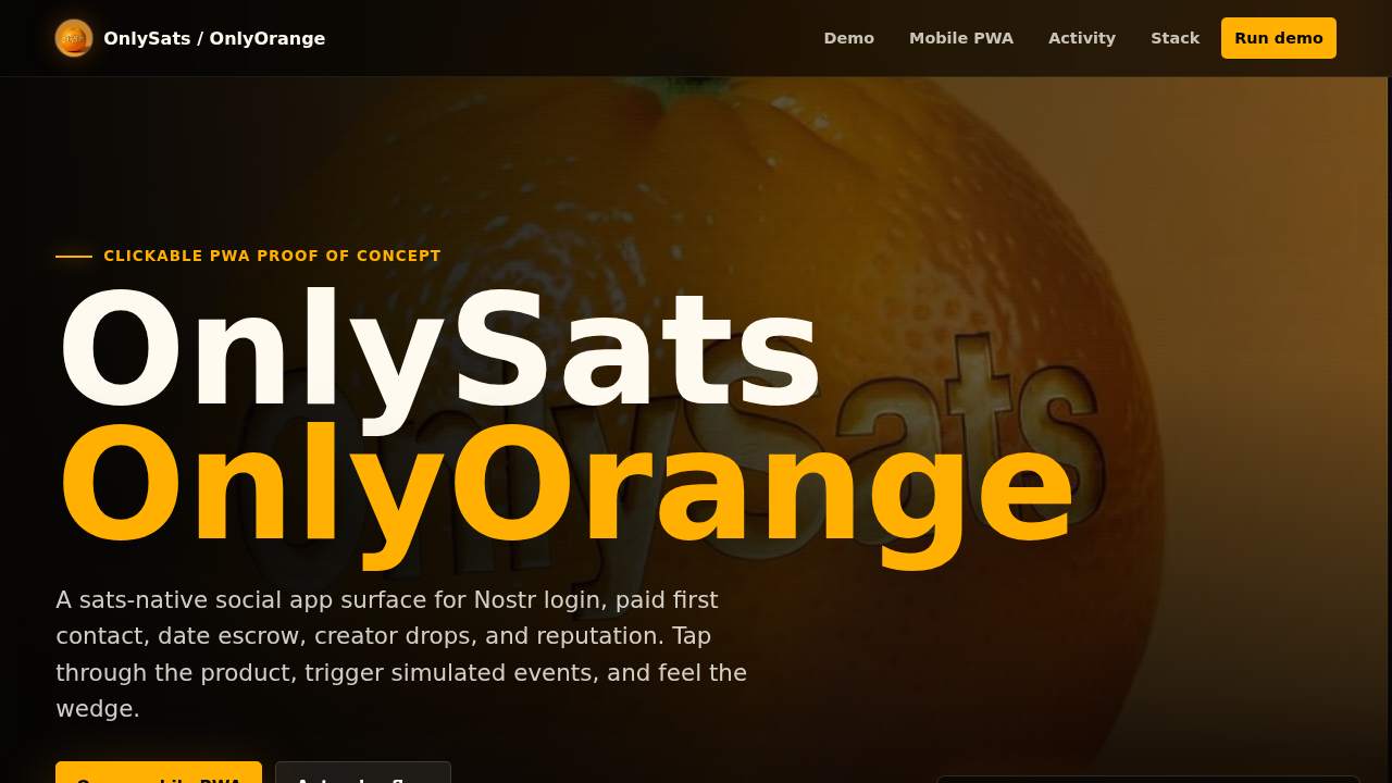 Screenshot onlysats.online
