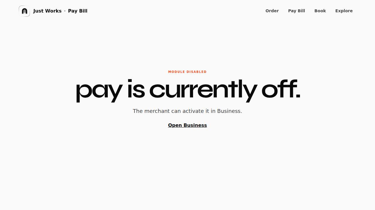 Screenshot pay.justworks.cash