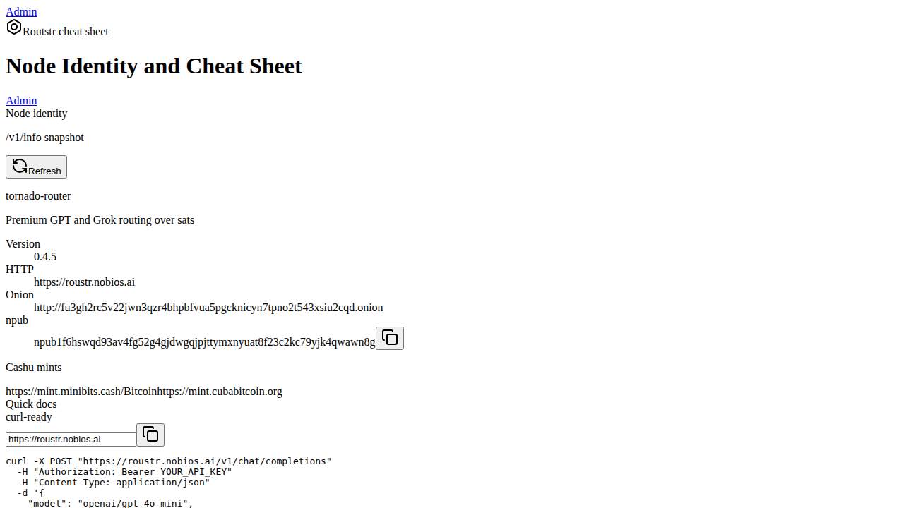 Screenshot roustr.nobios.ai